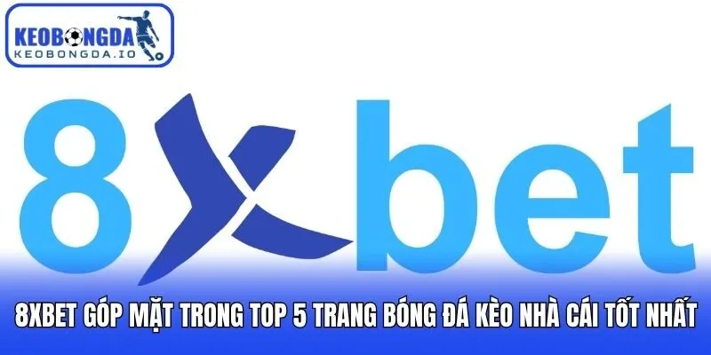 Top 5 Trang Bóng Đá Kèo Nhà Cái Tốt Nhất Không Thể Bỏ Qua 2 8XBET góp mặt trong top 5 trang bóng đá kèo nhà cái tốt nhất