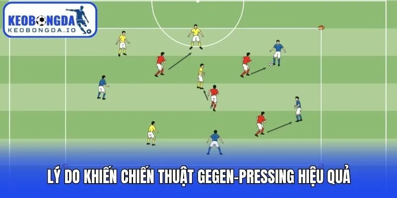 Lý do khiến chiến thuật Gegen-pressing hiệu quả