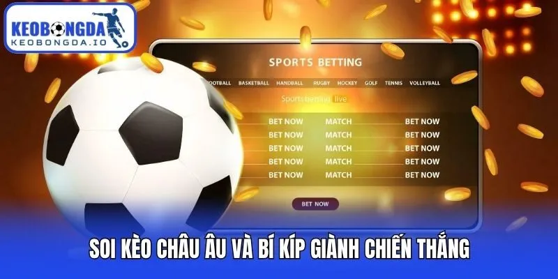 Soi Kèo Châu Âu - Bí Kíp Đọc Kèo Và Chiến Thuật Để Thắng Lớn 3 Soi kèo châu Âu và bí kíp giành chiến thắng
